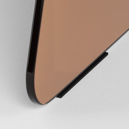 Mesa de centro SANOS de 80 cm, marrón ahumado