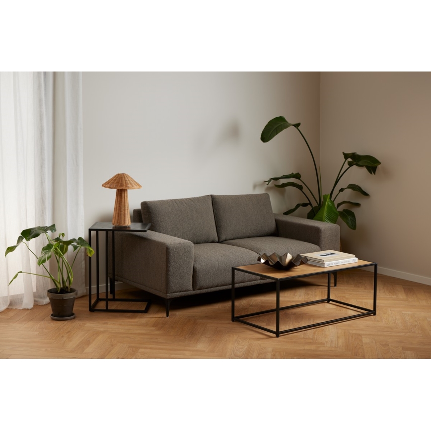 Mesa de centro SARON roble/negro