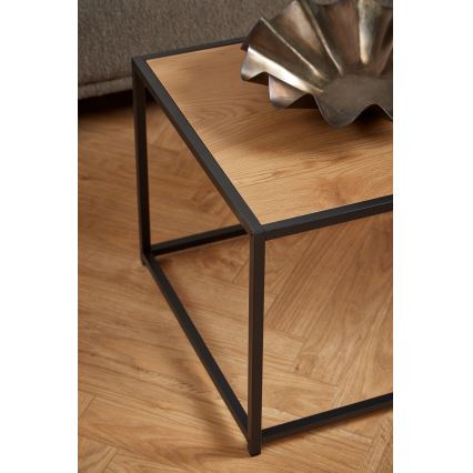Mesa de centro SARON roble/negro