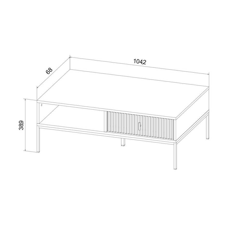 Mesa de centro SUE negra