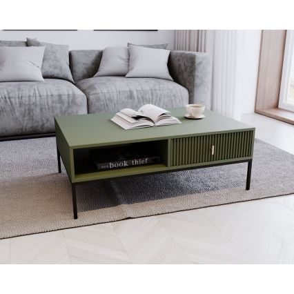 Mesa de centro SUE verde/negra