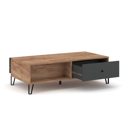 Mesa de centro SULA roble craft/negro