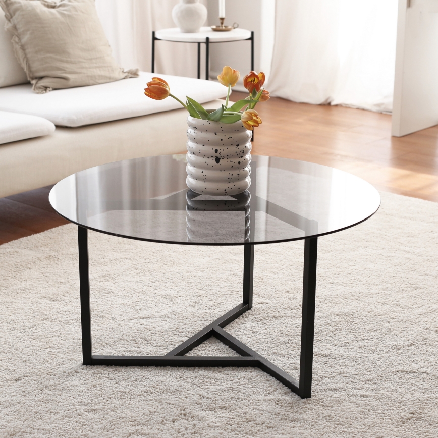 Mesa de centro TRIO 42x75 cm negro