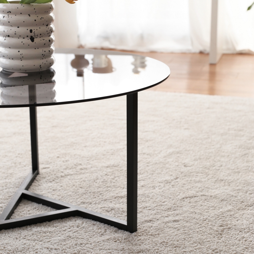 Mesa de centro TRIO 42x75 cm negro
