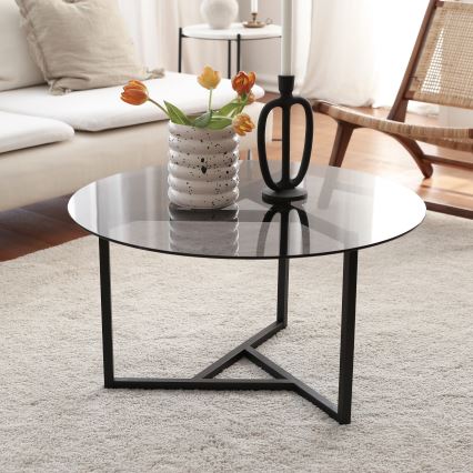 Mesa de centro TRIO 42x75 cm negro