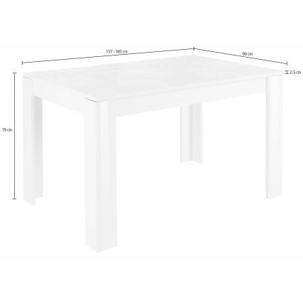 Mesa de comedor ARIA blanca