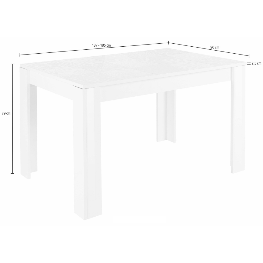 Mesa de comedor ARIA blanca