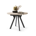 Mesa de comedor ARTUR beige/negra