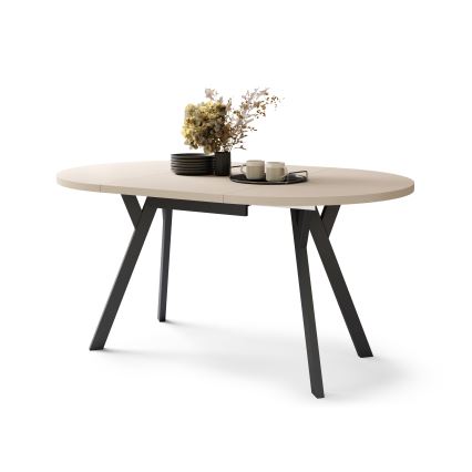 Mesa de comedor ARTUR beige/negra