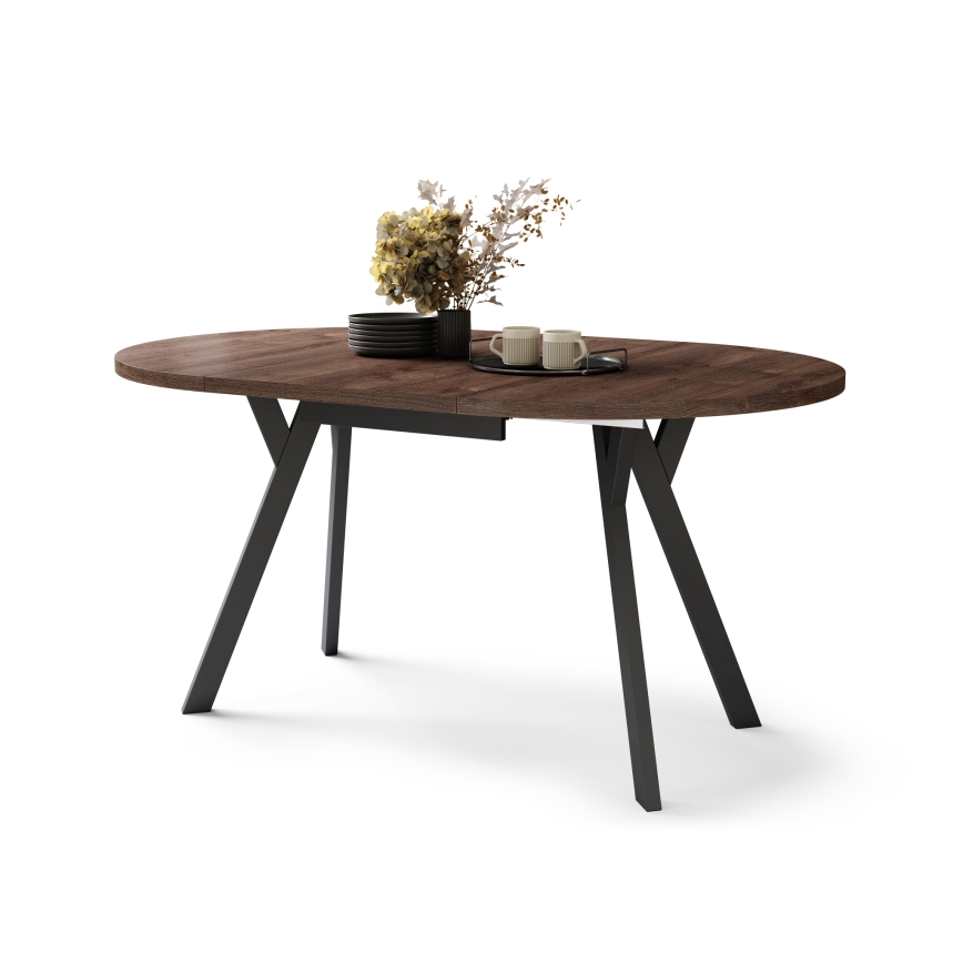 Mesa de comedor ARTUR roble/negro