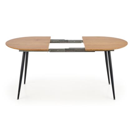 Mesa de comedor BALNOR roble/negro
