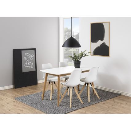 Mesa de comedor BERG blanco