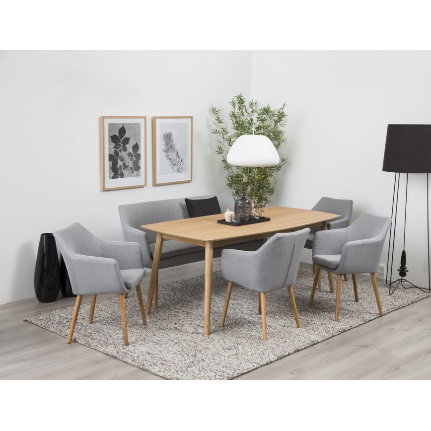 Mesa de comedor BERG roble