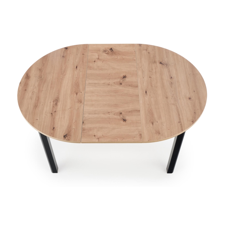 Mesa de comedor CALMIO roble artisan/negro