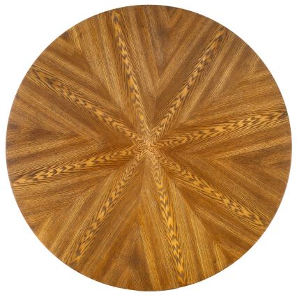 Mesa de comedor CARMELO 75x100 cm negro/marrón