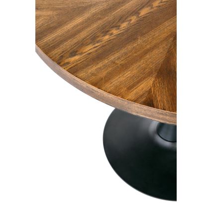 Mesa de comedor CARMELO 75x100 cm negro/marrón