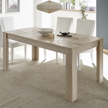 Mesa de comedor extensible ARIA roble Sonoma
