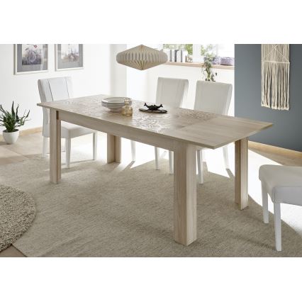 Mesa de comedor extensible ARIA roble Sonoma