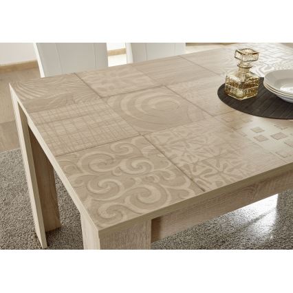 Mesa de comedor extensible ARIA roble Sonoma