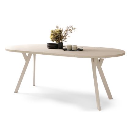 Mesa de comedor extensible ARTUR beige
