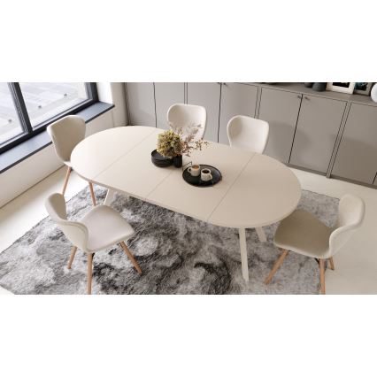 Mesa de comedor extensible ARTUR beige