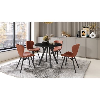 Mesa de comedor extensible ARTUR negra