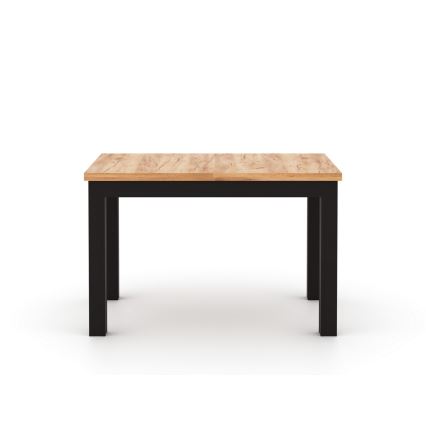 Mesa de comedor extensible DOO roble artisan/negro
