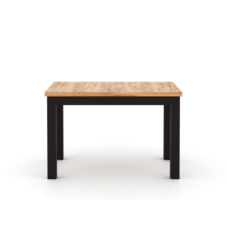 Mesa de comedor extensible DOO roble artisan/negro