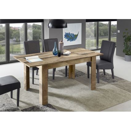 Mesa de comedor extensible NERILA en arce