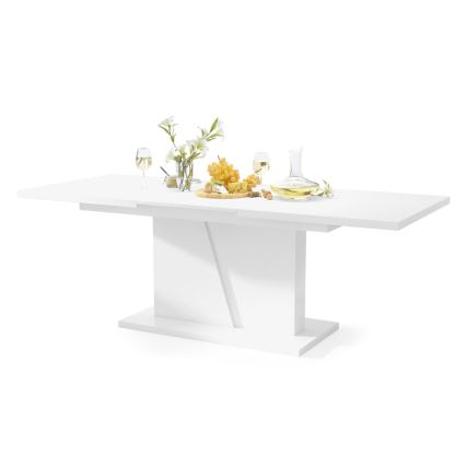 Mesa de comedor extensible NINO blanca