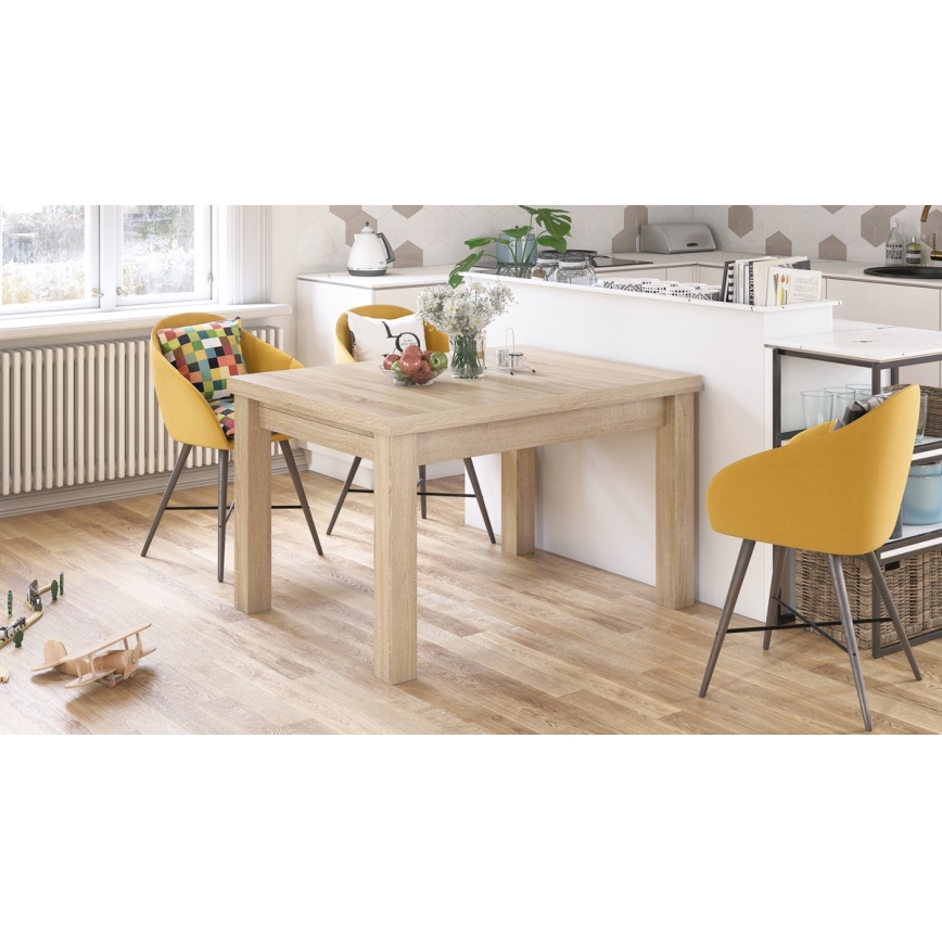 Mesa de comedor extensible para 12 personas RALF roble sonoma