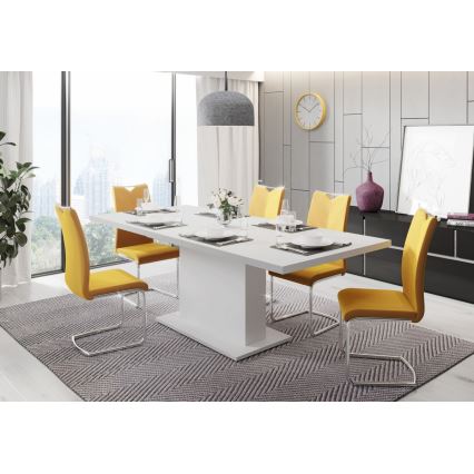 Mesa de comedor extensible STRAP blanca