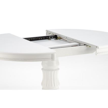 Mesa de comedor extensible WILLIAM blanca