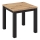 Mesa de comedor extensible ZARO roble artisan/negro