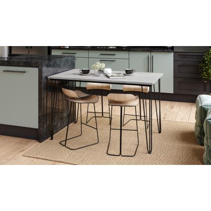 Mesa de comedor HALIJA gris