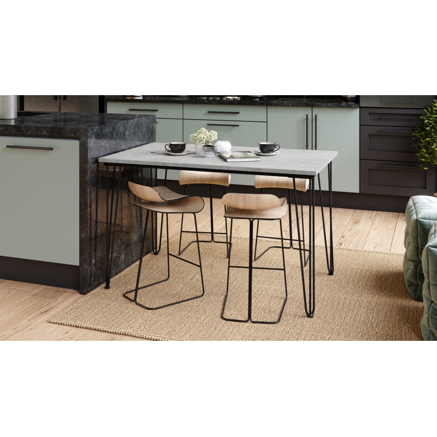 Mesa de comedor HALIJA gris