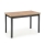 Mesa de comedor KINDOR roble Wotan/negro