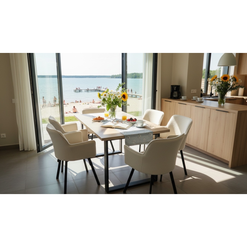 Mesa de comedor plegable COLIN roble sonoma