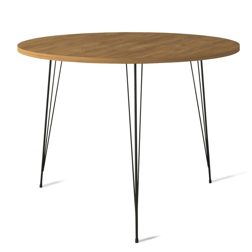 Mesa de comedor SANDALF 75x90 cm marrón