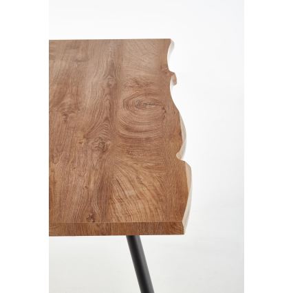 Mesa de comedor SOLACE roble/negro