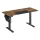 Mesa de escritorio ajustable en altura SOLEA-X marrón/negro