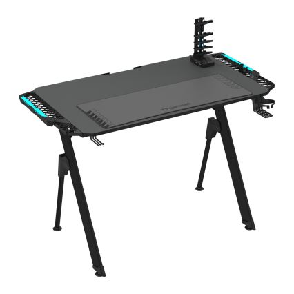 Mesa de juego FALCON con retroiluminación LED RGB 116x60 cm negro