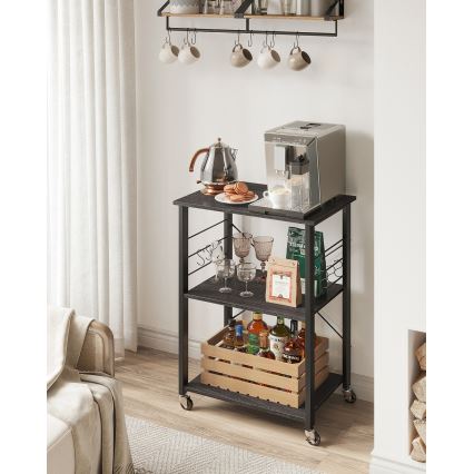 Mesa de servicio MARGE negra