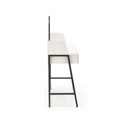 Mesa de tocador AGNES 120x80 cm blanco/negro