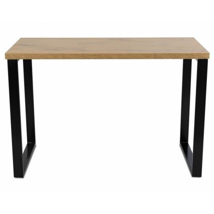 Mesa de trabajo BLAT 120x60 cm negro/marrón