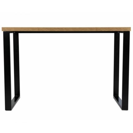 Mesa de trabajo BLAT 120x60 cm negro/marrón