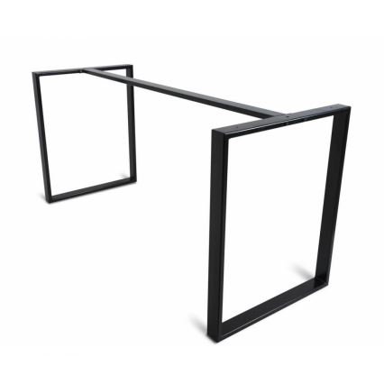 Mesa de trabajo BLAT 120x60 cm negro/marrón