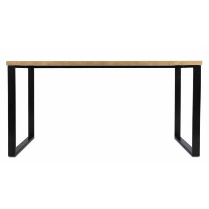 Mesa de trabajo BLAT 160x60 cm negro/marrón