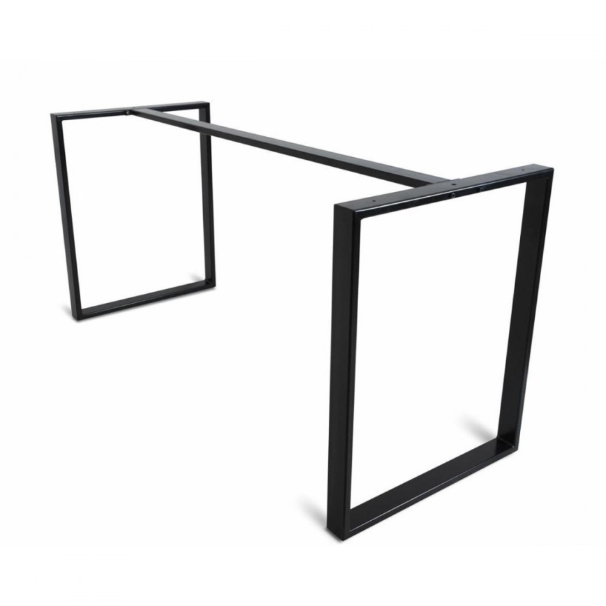 Mesa de trabajo BLAT 160x60 cm negro/marrón