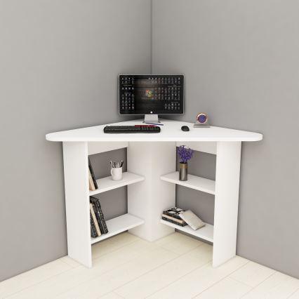 Mesa de trabajo CORNER 73,8x80 cm blanco